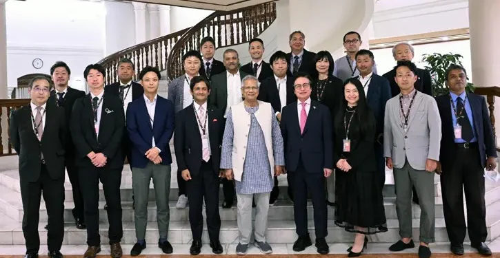 জাপানে এক লাখ দক্ষ কর্মী নিয়োগ, প্রধান উপদেষ্টার সঙ্গে এনবিসিসি প্রতিনিধিদলের সাক্ষাৎ