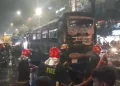 রাজধানীর ৮ স্থানে ককটেল বিস্ফোরণ, চার বাসে আগুন