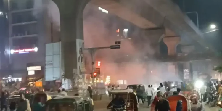 এনসিপি কার্যালয়ের সামনে ককটেল বিস্ফোরণ