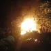 কেরানীগঞ্জে থানার ডাম্পিংয়ে আগুন