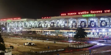 শাহজালাল বিমানবন্দরে আগুনের ধোঁয়া, যাত্রীরা আতঙ্কিত